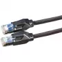 DTWYLER paigalduskaabel Cat.6 klass E S/FTP CU 7702 flex LSOH Hirose TM21 must 2m