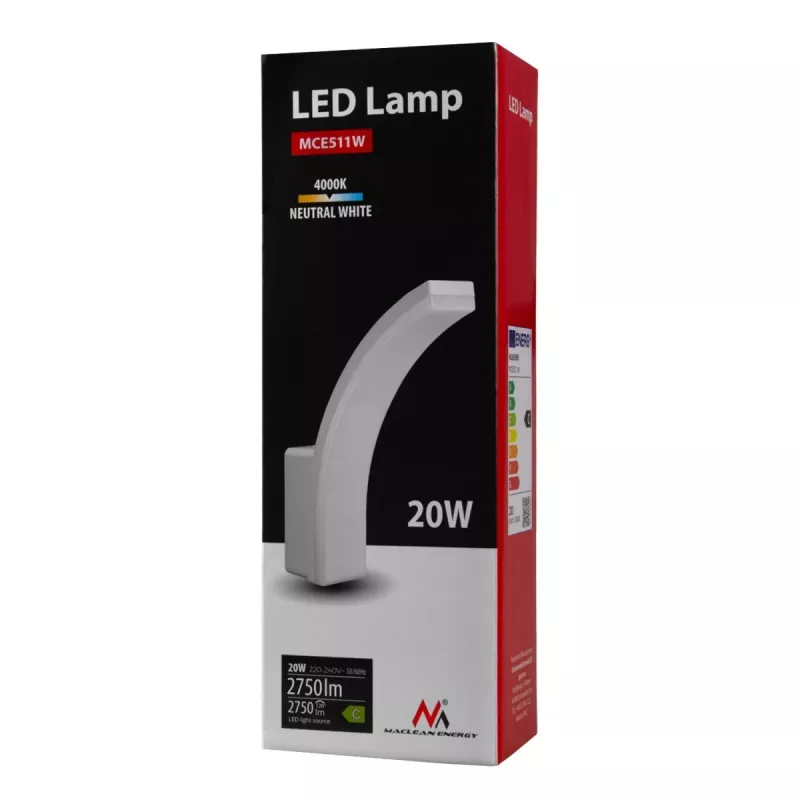 LED-valgusti MCE511 W 20W IP65 4000K