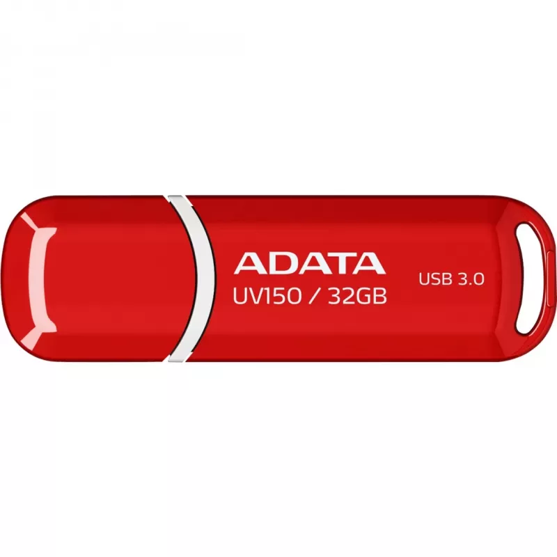 USB-mälupulk ADATA DashDrive UV150 32GB, USB Typee-A 3.2 Gen 1, punane, korgidisain