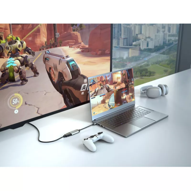 HYPER HD-H8K USB Type-C HDMI roostevabast terasest adapter