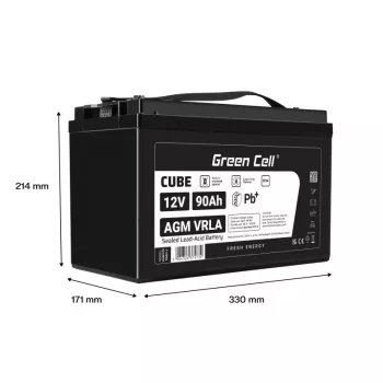 Aku AGM VRLA 12V 90Ah IP54