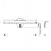 TV-kinnitus Gembird WM-S80F-01 2,03 m Must 50 kg kandevõime