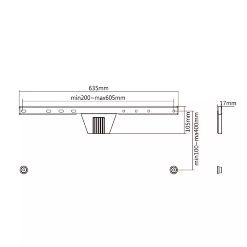 TV-kinnitus Gembird WM-S80F-01 2,03 m Must 50 kg kandevõime