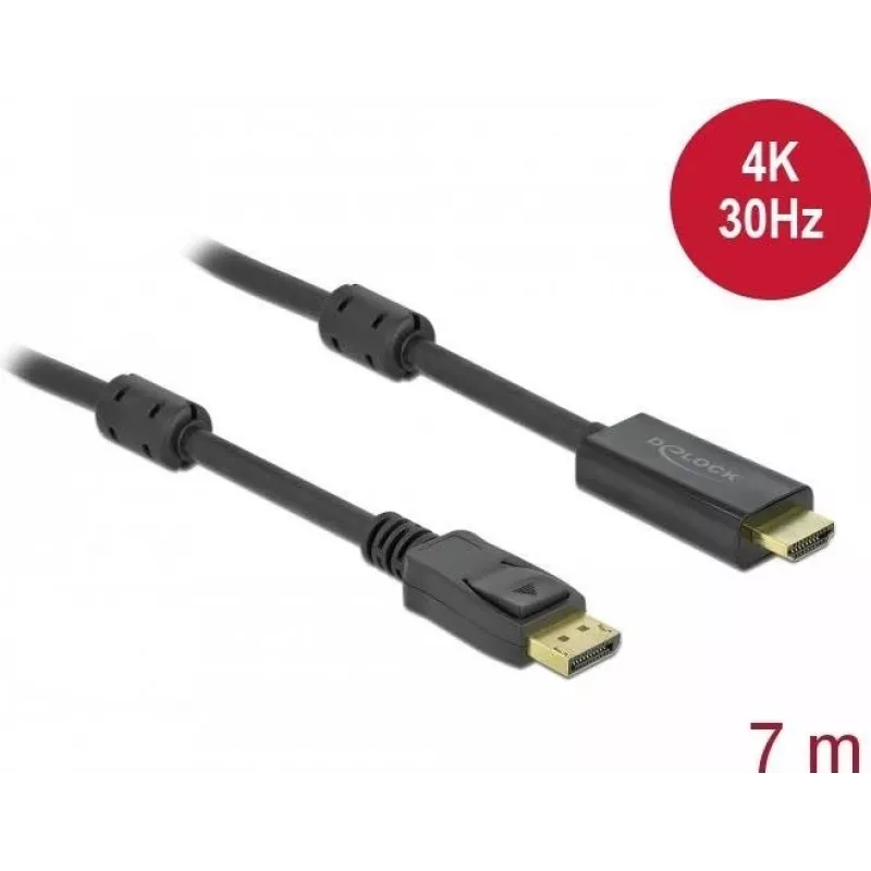 Passiivne DisplayPort 1.2 – HDMI kaabel DeLOCK 85961 4K 30 Hz 7 m