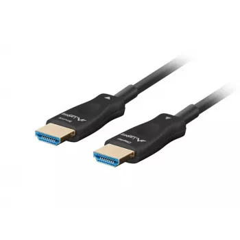 HDMI-kaabel Lanberg CA-HDMI-30FB-1000-BK 100 m Must