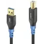 USB-kaabel PureLink FI-U200-003 USB 2.0 0,3 m USB A USB B Must Sinine