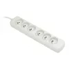 Pikendusjuhe ActiveJet 6GNU - 3M - S, 6 pistikupesa, 3 m kaabel, 230 V/50 Hz, 10 A, E-tüüpi pistik