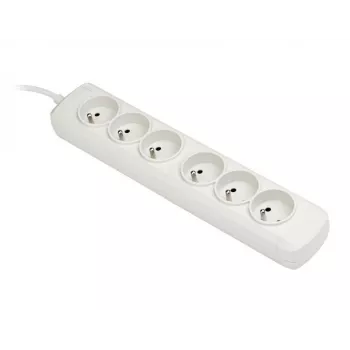 Pikendusjuhe ActiveJet 6GNU - 3M - S, 6 pistikupesa, 3 m kaabel, 230 V/50 Hz, 10 A, E-tüüpi pistik