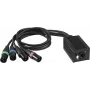 DMX-RJ45 adapter EUROLITE DNK-1 (MPN 70064831) DMX512 signaalide teisendamiseks RJ45 ühendusteks