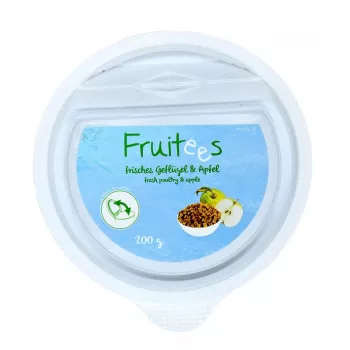 Maiustus koertele ja kassidele Bosch Tiernahrung Fruitees 200 g — Linnuliha, suhkruvaba