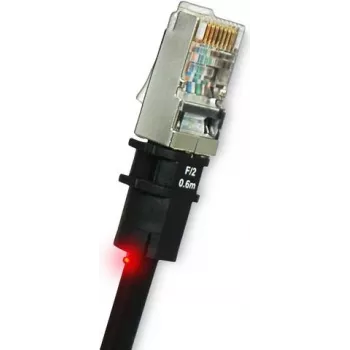 Võrgukaabel PatchSee PK-F-4 RJ-45 Cat5e 1,2 m Must