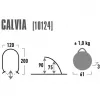 Kuppeltelk High Peak Calvia sinine hall 2000x1200x900mm
