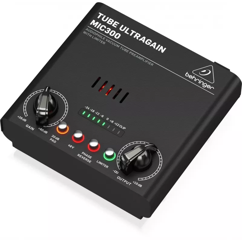 Audio eelvõimendi Behringer MIC300 Must