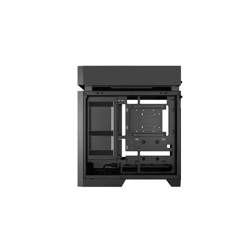 Arvutikorpus DeepCool CL660 Must — ATX/Micro-ATX/Mini-ITX, karastatud klaas, 2x3,5 tolli + 1x2,5 tolli, ees 140 mm, ülal/taga 120-140 mm