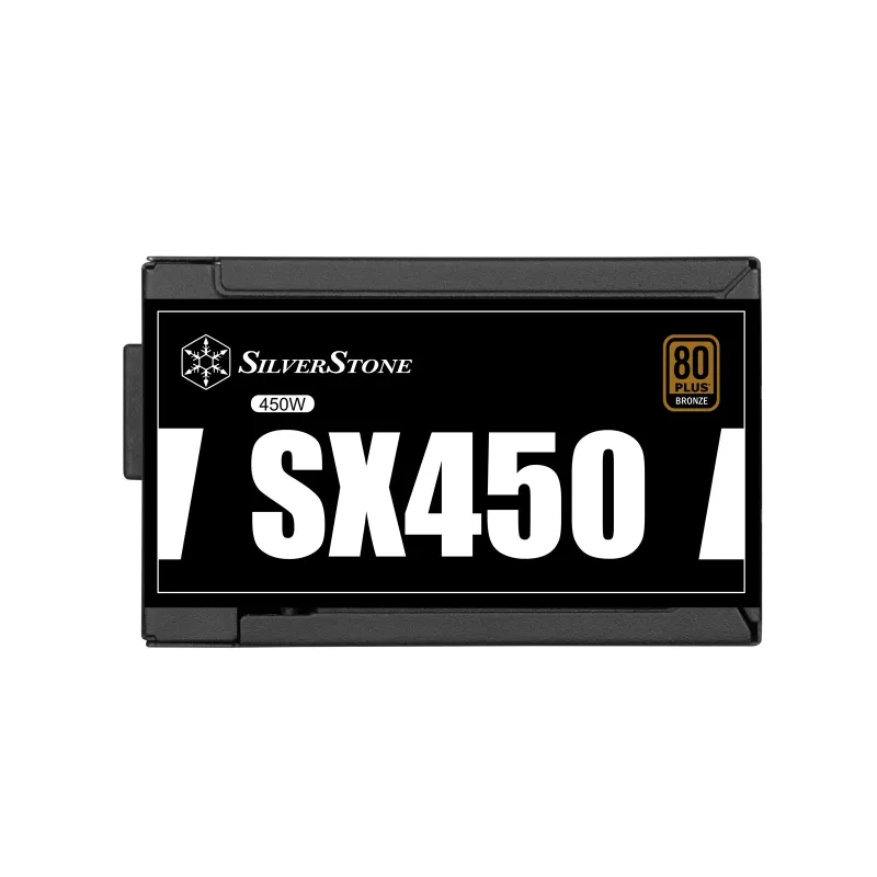 SilverStone SST-SX450-B - toiteplokk (sisemine) - ATX12V 2.4/ SFX12V - 80 PLUS Bronze - AC 90-265 V - 450 Watt - aktiivne PFC - must