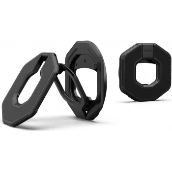 UAG Monarch Dual Magnetic Ring Stand - kahepoolne magnetiline kinnitatav alus kaitseümbrisele (must)