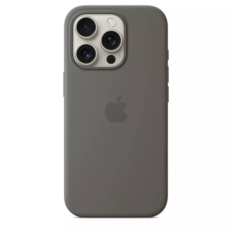 Apple iPhone 16 Pro silikoonümbris MagSafe'iga - Stone Gray