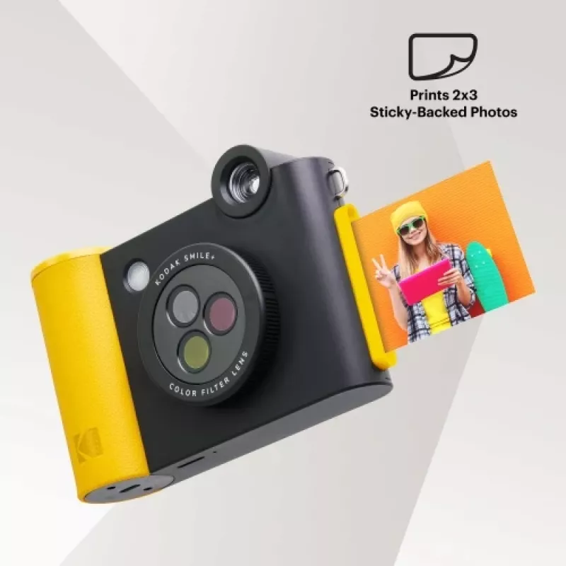 Kodak SMILE+ 2x3 Must kiirtrükikaamera