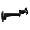 Ergotron 200 Series - Seinale kinnitatav komplekt (seinahoidik) - monitorile - 1 pikendus - teras - must - ekraani suurus: kuni 81,3 cm (kuni 32 tolli)