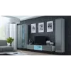 Cama Vitriinkapp VIGO '180' 180/40/30 valge/hall läikiv