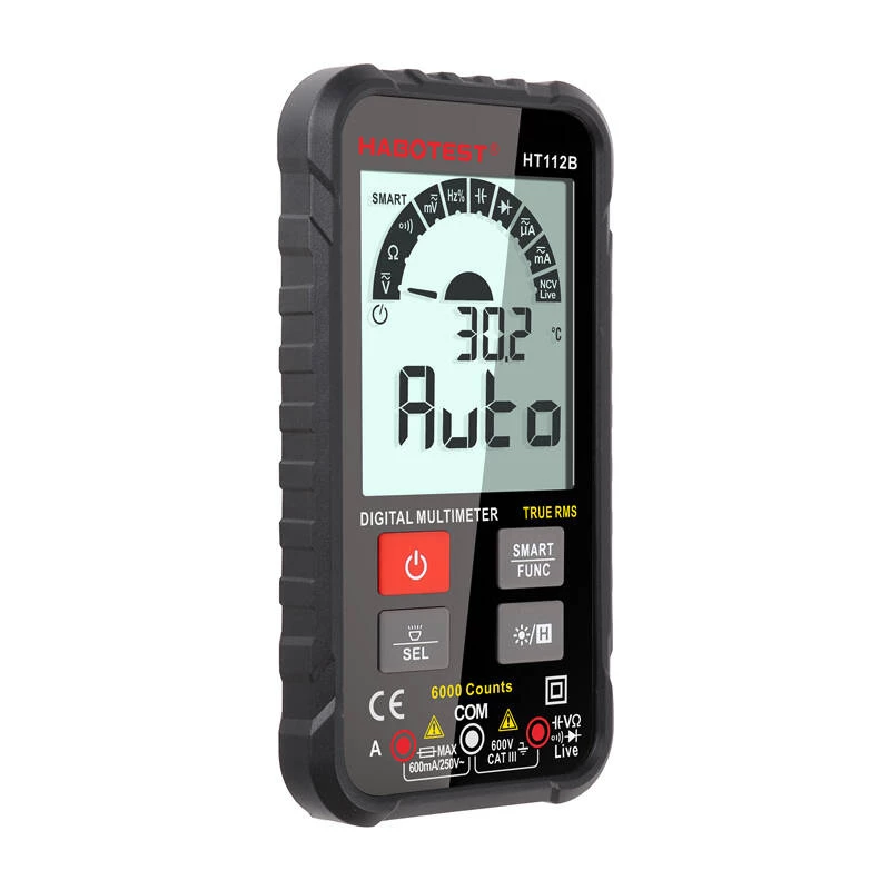 True RMS digitaalne universaalne multimeeter Habotest HT112B