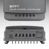 Qoltec, päikese MPPT laadimiskontroller temperatuurianduriga 20A 12V/24V LCD-ekraan 2 x USB
