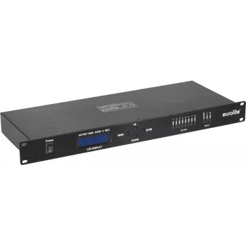 Valgustivõrgu sõlm EUROLITE Art-Net DMX 70064843 — 8 DMX väljundit Etherneti kaudu