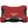 Väline SSD ADATA SD620 1 TB, kaasaskantav USB 3.2 Gen 2 (Micro-USB B), lugemiskiirus 520 MB/s, kirjutamiskiirus 460 MB/s, löögikindel, punane