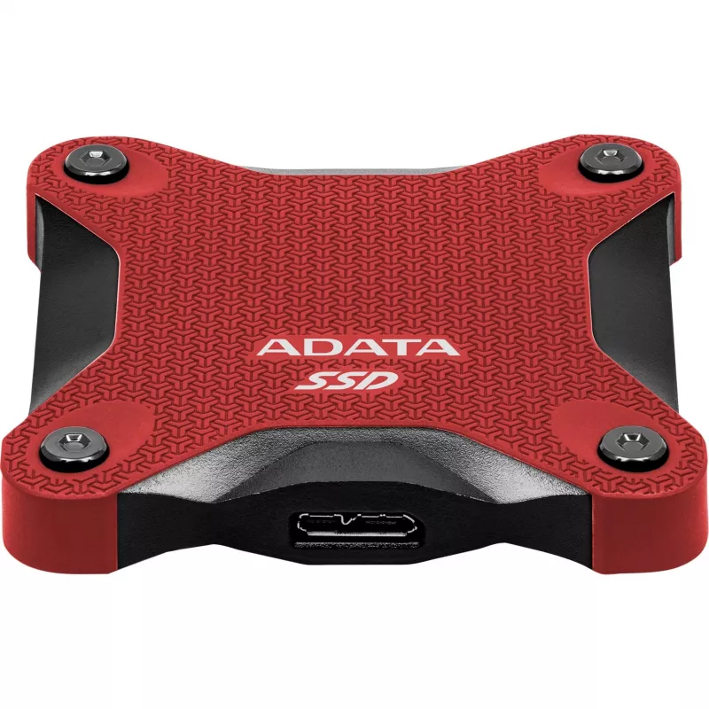 Väline SSD ADATA SD620 1 TB, kaasaskantav USB 3.2 Gen 2 (Micro-USB B), lugemiskiirus 520 MB/s, kirjutamiskiirus 460 MB/s, löögikindel, punane