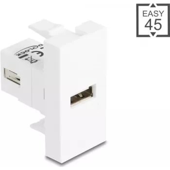 USB 2.0 tüüp-A tüüp-A kaabeladapter, DELOCK 90908, varjestatud, USB 2.0