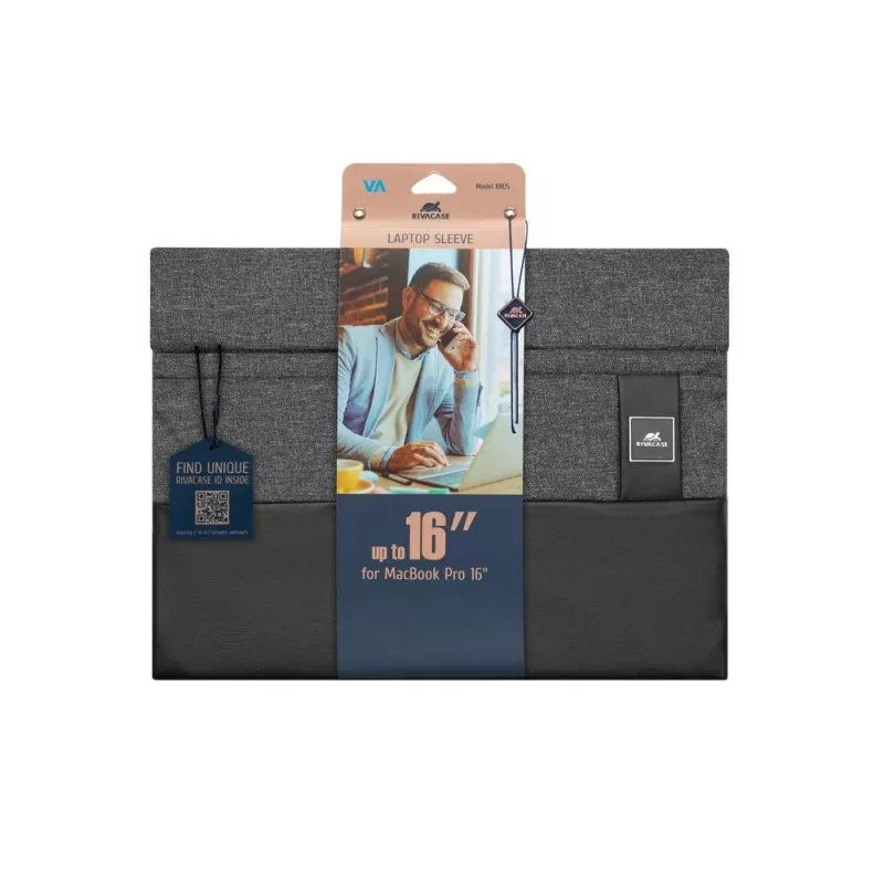 Sleeve case Rivacase 8805 40.6 cm (16 tolli) Must