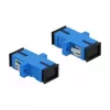 Fiiberoptiline adapter SC emane SC emasele, DELOCK 85990, sinine, 4 tk pakend