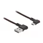 DeLOCK EASY-USB 2.0 USB-kaabel tüüp-A-pistik Micro-B isasele 2 m must