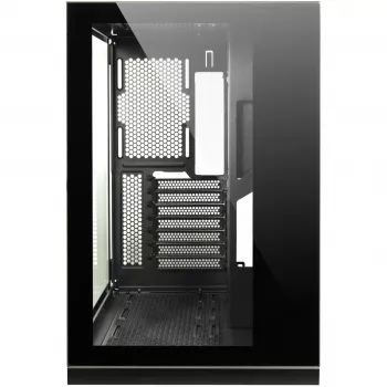 C-703 Vision ATX mängukorpus, karastatud klaas, must