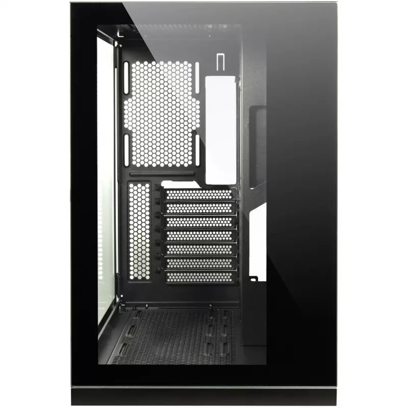 C-703 Vision ATX mängukorpus, karastatud klaas, must