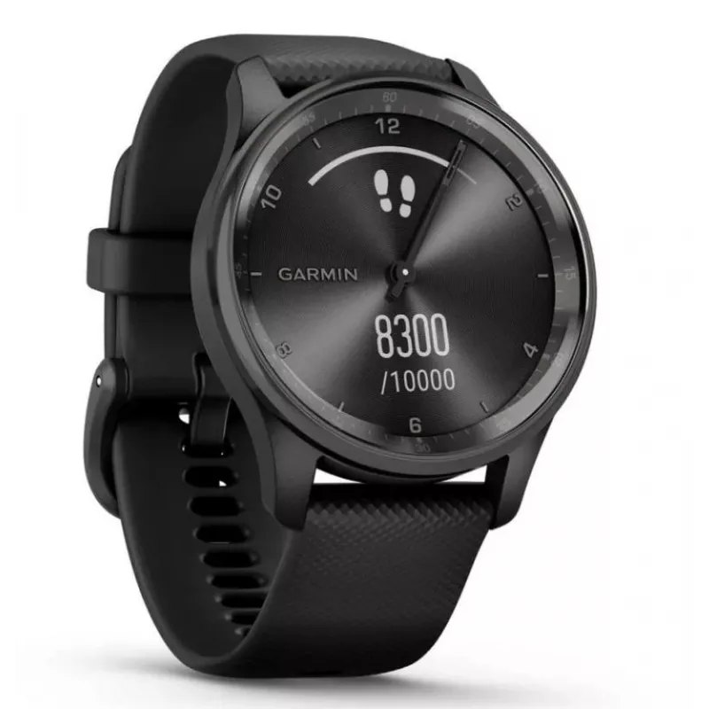 Garmin vivomove Trend LCD 40 mm Hübriid 254 x 346 pikslit Puuteekraan Must GPS (satelliit)
