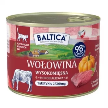 BALTICA regionaalsed maitsed Veiseliha maksaga - märg kassitoit - 185g