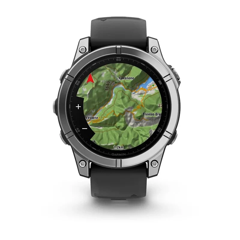 Garmin Fenix E 3.3 cm (1,3) AMOLED 47 mm digitaalne 416 × 416 pikslit puutetundlik roostevaba teras Wi-Fi GPS (satelliit)