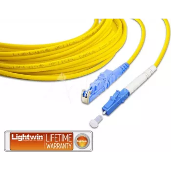 Lightwin LSP-09 E2-LC 5.0 fiiberoptiline kaabel 5 m E-2000 OS2 sinine - kollane (LSP-09 E2-LC 5.0)