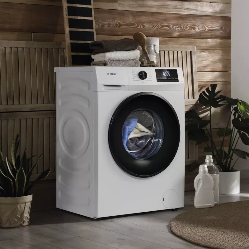Eestlaetav pesumasin BOMANN WA7175 — 7 kg, 1400 p/min, A-energiaklass, valge