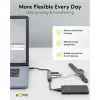 Goobay Slim 4-Port USB-Hub, USB-C™ USB-C™/USB-A, USB 3.2 (74459)