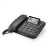 Analoogtelefon Gigaset DL380 helistaja ID-ga, juhtmega telefonitoru, must