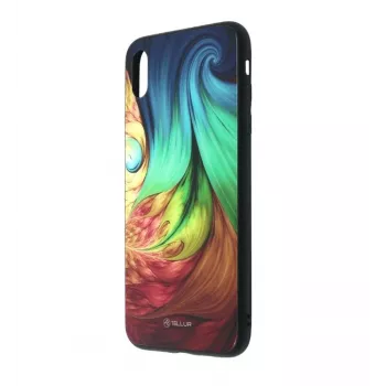 Ekraanikaitseklaas Tellur Cover Glass print iPhone XS Max jaoks — trükitud karastatud klaas