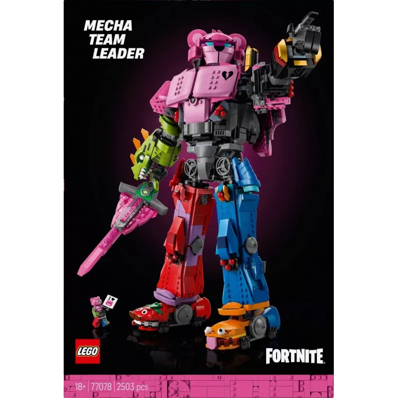LEGO ehituskomplekt Team Leader Mechs 77078 — Fortnite, 2503 osa, 1 minifiguur, 450 mm mehi kõrgus