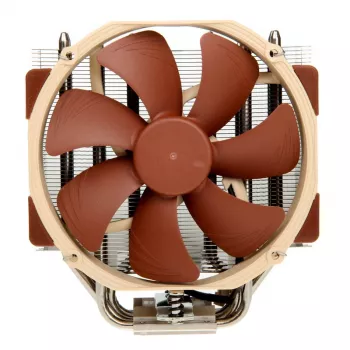 Noctua NH-U14S arvutijahutuskomponent Protsessorijahuti 12 cm Pruun, roostevaba teras