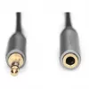 Digitus helipikenduskaabel 3,5 mm pistik 3,5 mm pesasse 1 m must