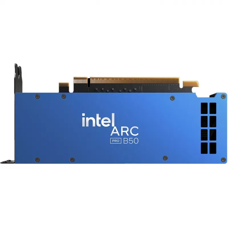 Graafikakaart INTEL Arc Pro B50 — 16 GB GDDR6, 128-bit, PCIe 5.0, aktiivjahutus