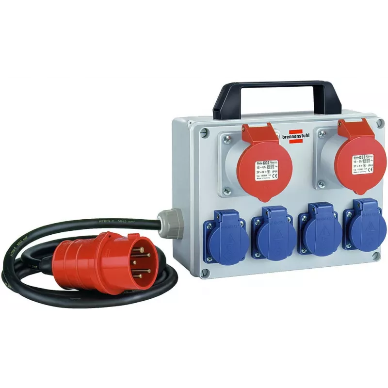 Toitejaotusseade Brennenstuhl BKV 2/4 T IP44