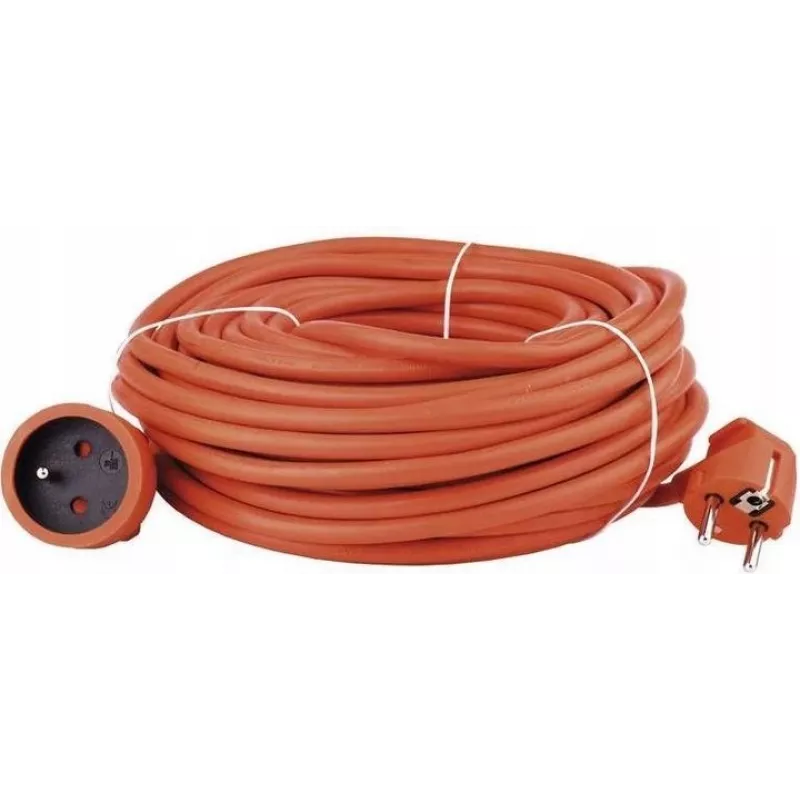 VERTEX PZO20M Sissetõmmatav pikendusjuhe 20 m 3x2,5 mm Oranž