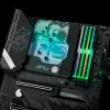 Water block EK Water Blocks akrüül messing must hõbedane